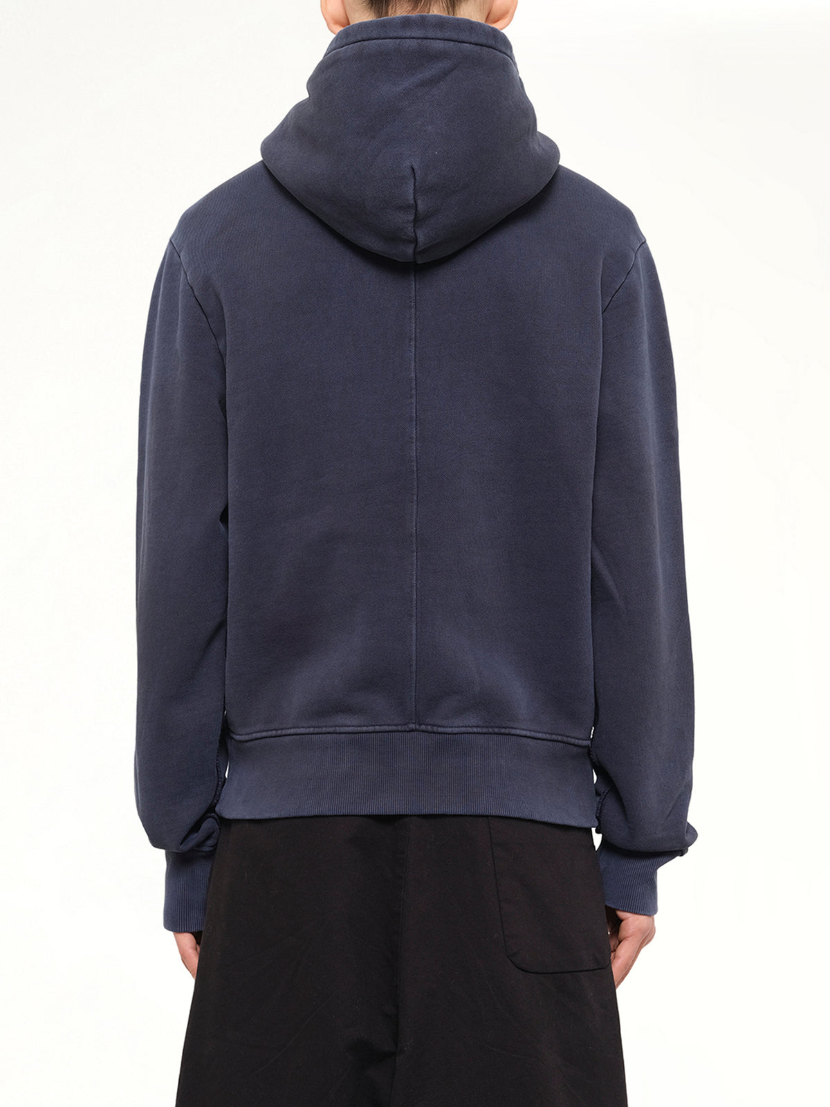Slim Zip Up in Salted Navy