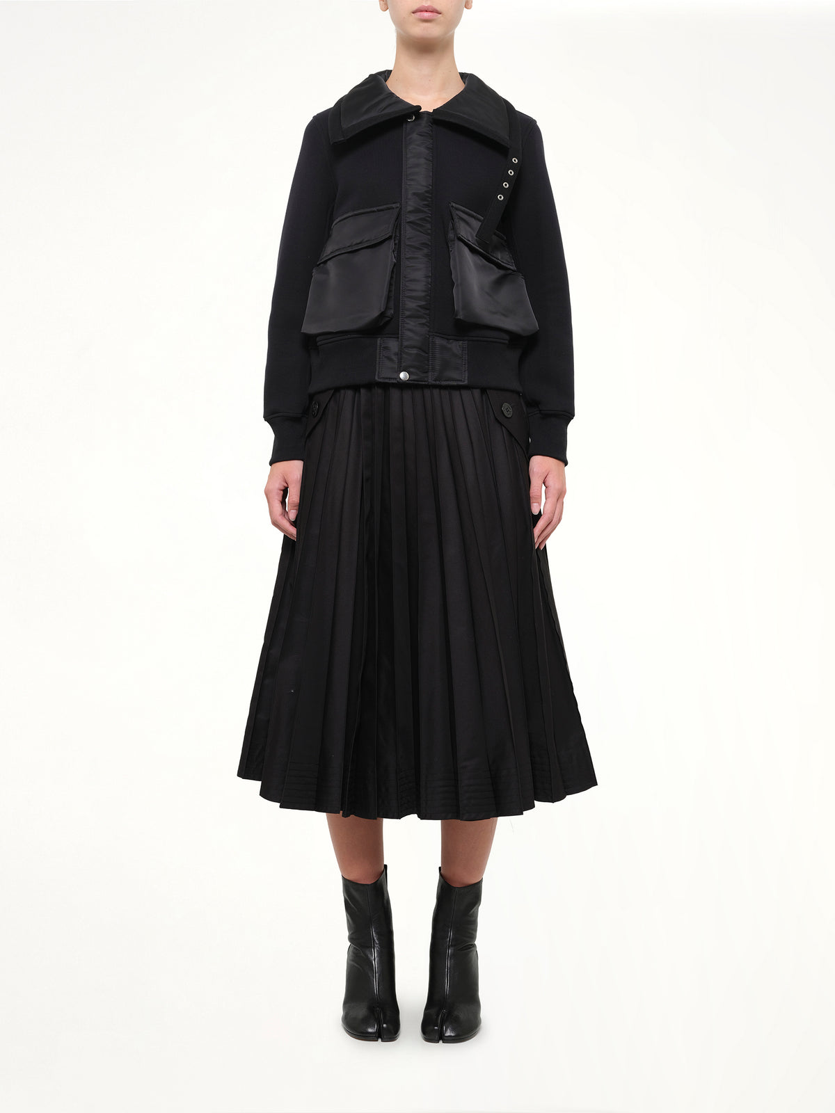Sponge Sweat Blouson in Black