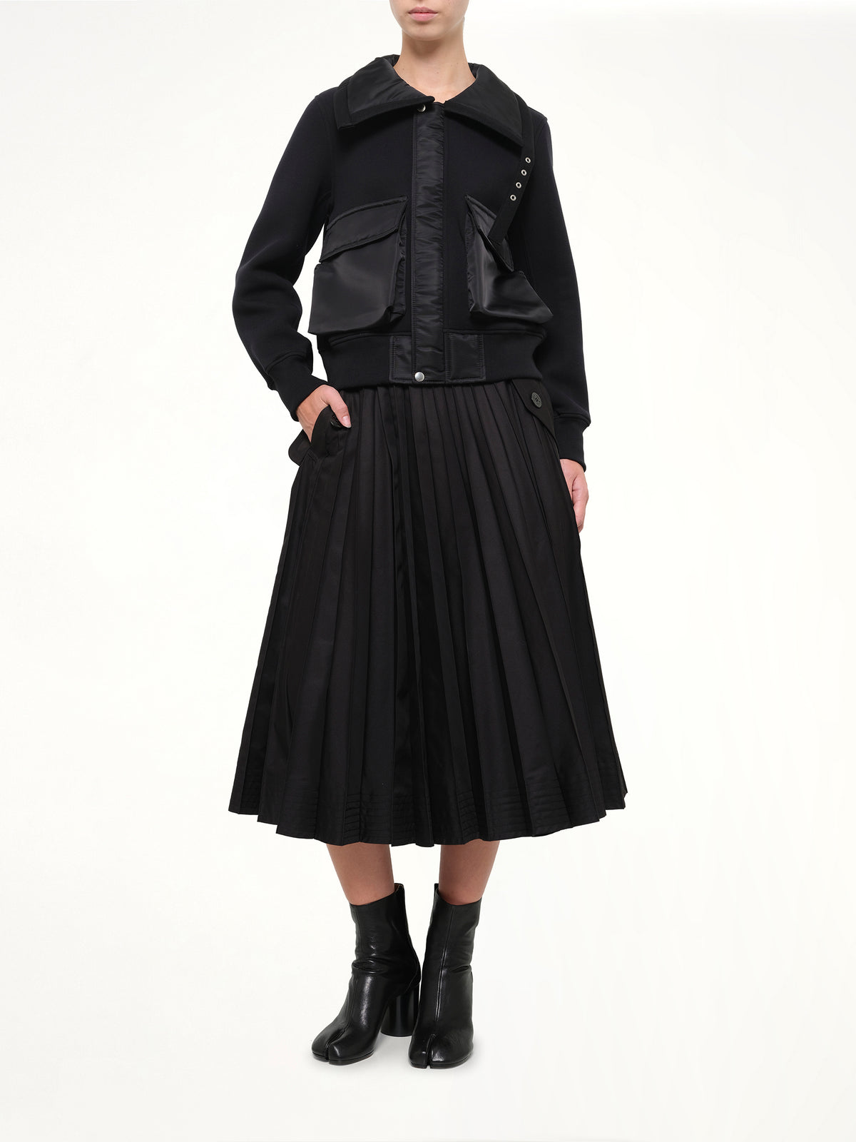 Sponge Sweat Blouson in Black