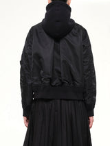 Sponge Sweat Zip Hoodie in Black