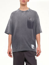 Sun Faded T-Shirt in Black