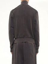 Supply Track Jacket in Washed Black