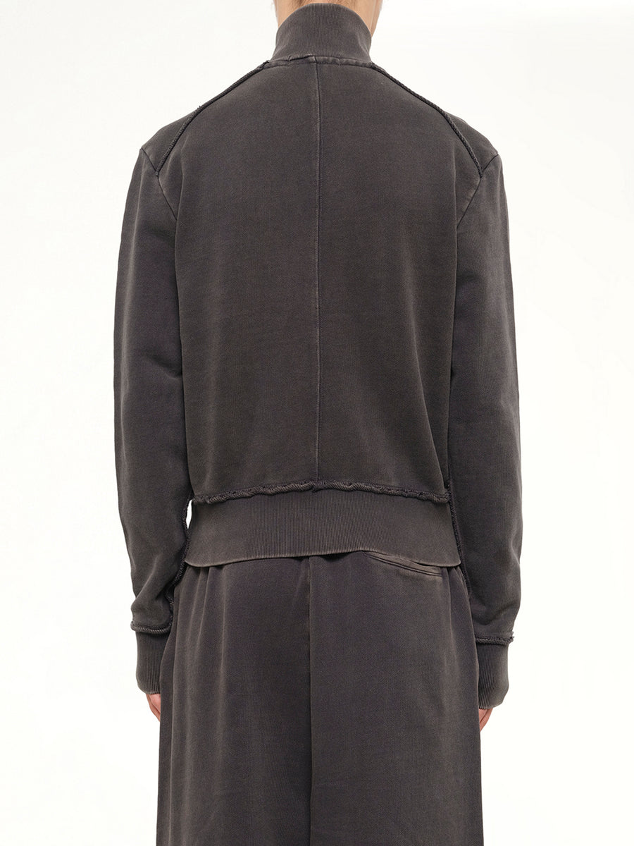 Supply Track Jacket in Washed Black