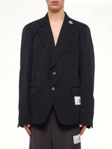 Switch Front Blazer in Black