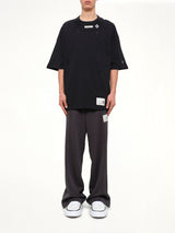 Thermal Combined T-Shirt in Black