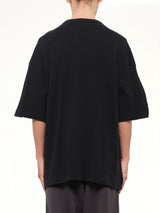 Thermal Combined T-Shirt in Black