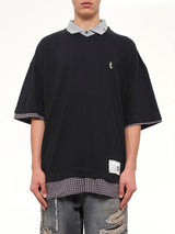 Triple Layered T-Shirt in Black