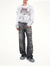 Wald Graphic Sweatshirt in Grey