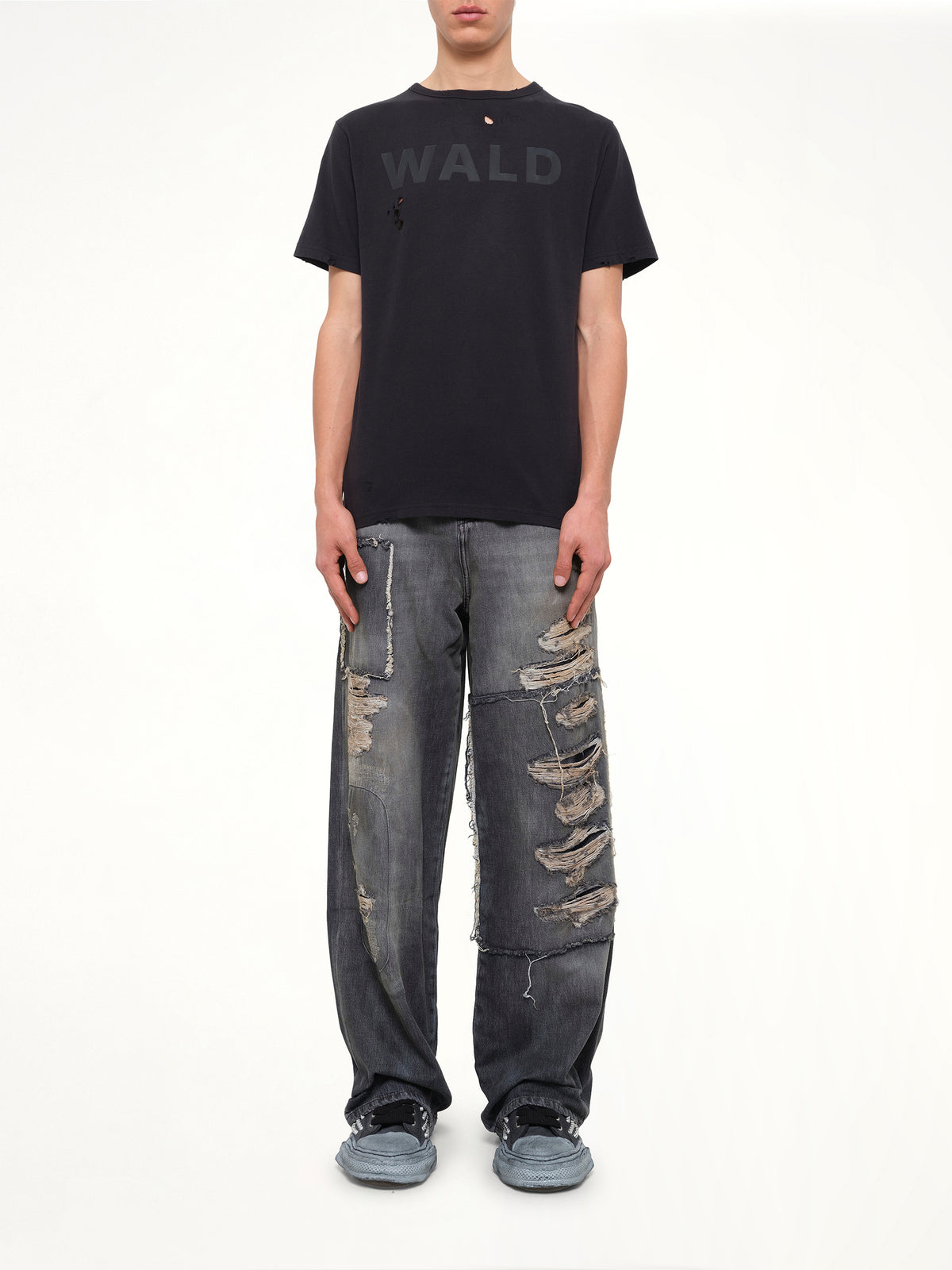 Wald Logo T-Shirt in Black
