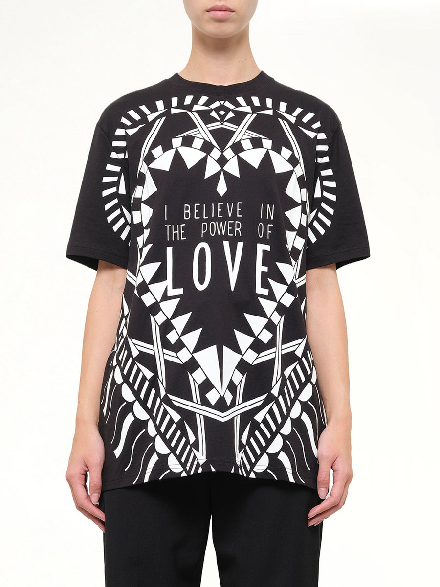 Love Abs T-Shirt in Black