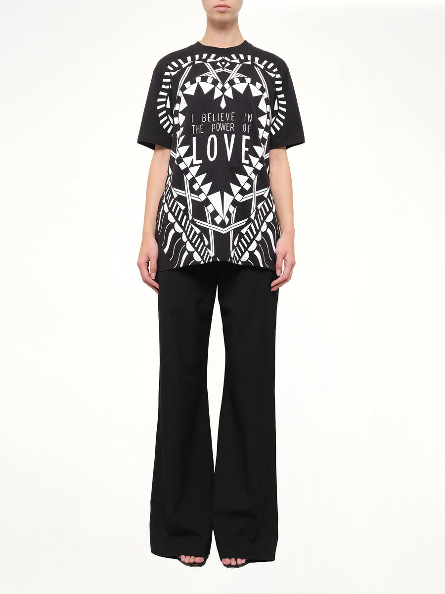 Love Abs T-Shirt in Black