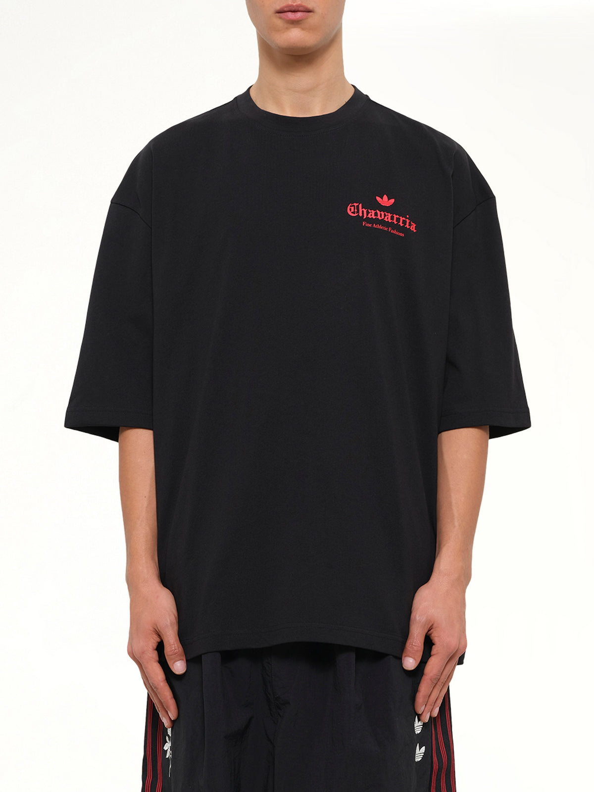 Adidas x Chavarria Dark Rose T-Shirt in Black