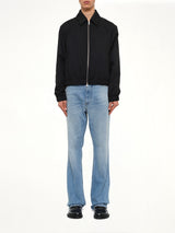 Ami De Coeur Padded Zipped Jacket in Black