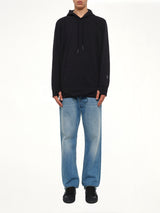 11 Face Mask Hoodie in Black