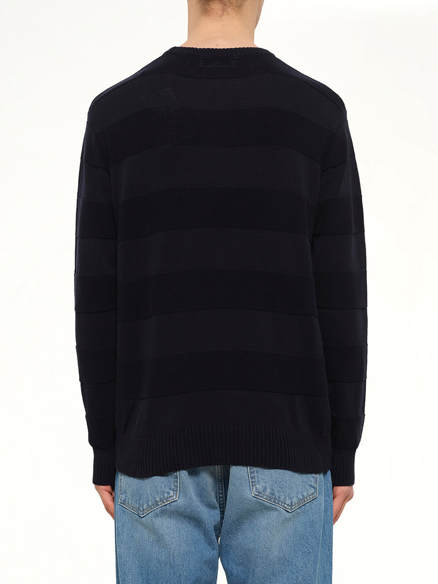 Crew Neck Sweatshirt in Navy