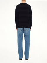 Crew Neck Sweatshirt in Navy