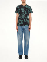 Crew Neck T-Shirt in Green