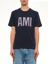 Crew Neck T-Shirt in Navy