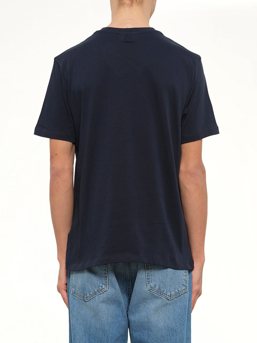 Crew Neck T-Shirt in Navy