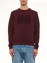 Crew Sweatshirt in Burgundy