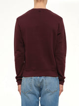 Crew Sweatshirt in Burgundy