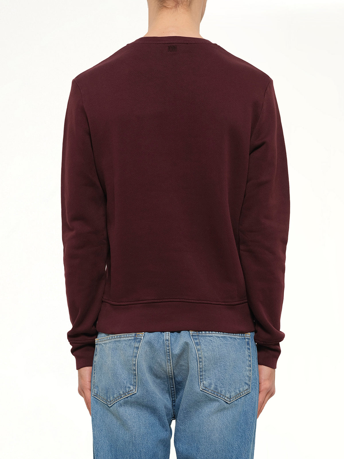 Crew Sweatshirt in Burgundy