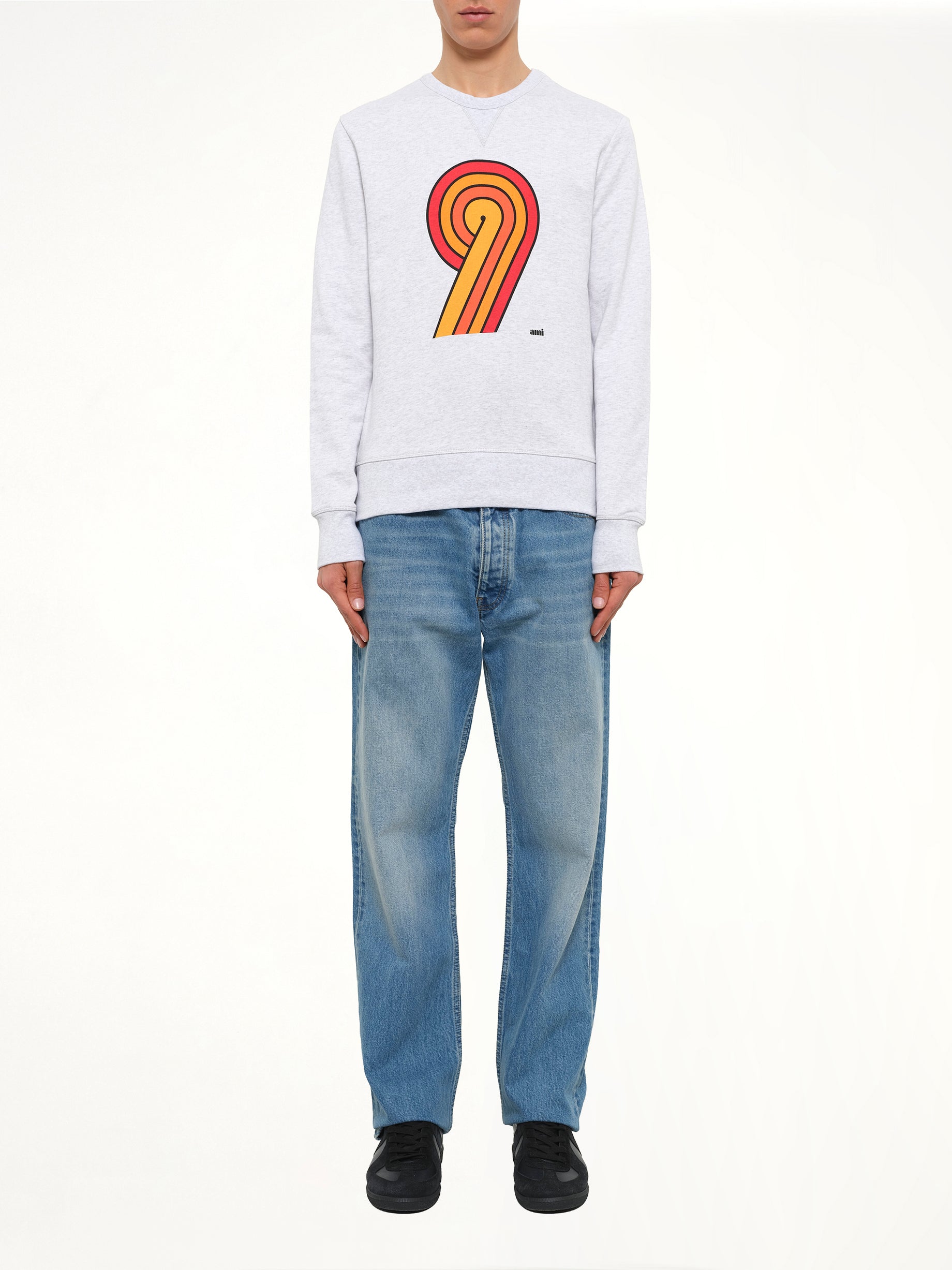 Crew Sweatshirt in Grey