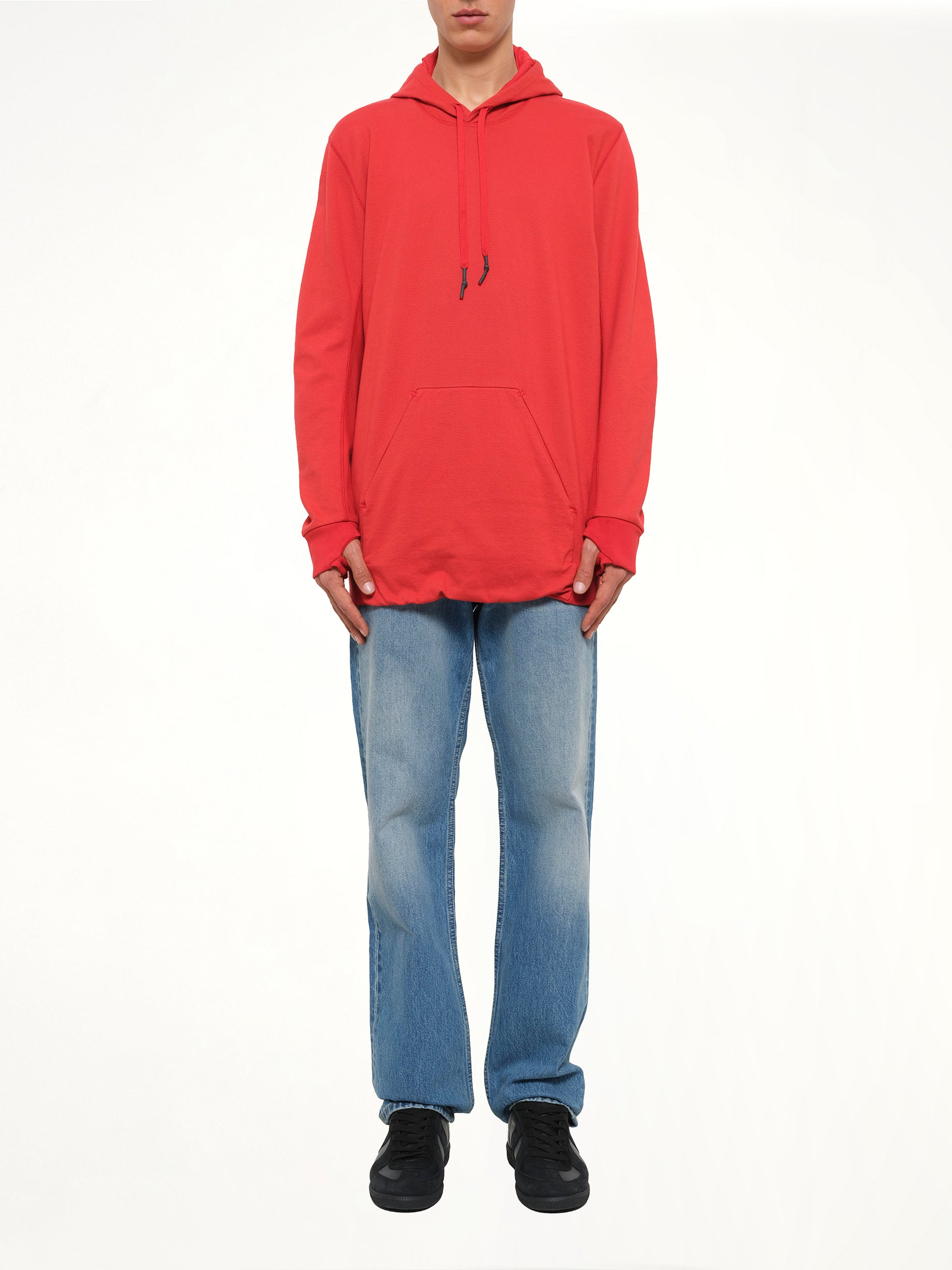 Dye Hoodie in Red
