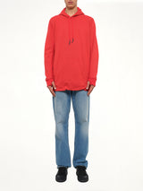 Dye Hoodie in Red