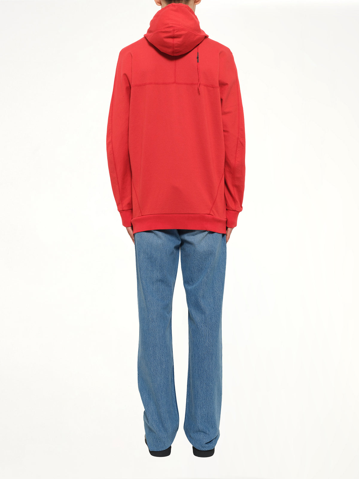 Dye Hoodie in Red
