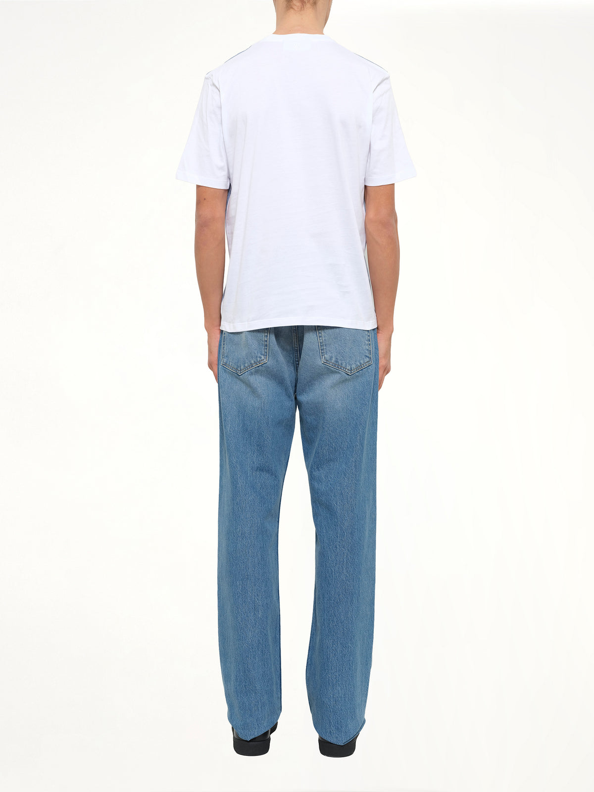 T-Shirt Rond in White