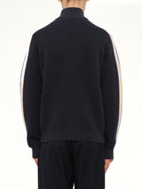 Cafe Culture Track Jacket in Navy