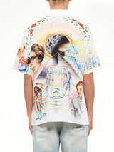 Egyptian Arts Cuban Collar SS Shirt in Multicolour