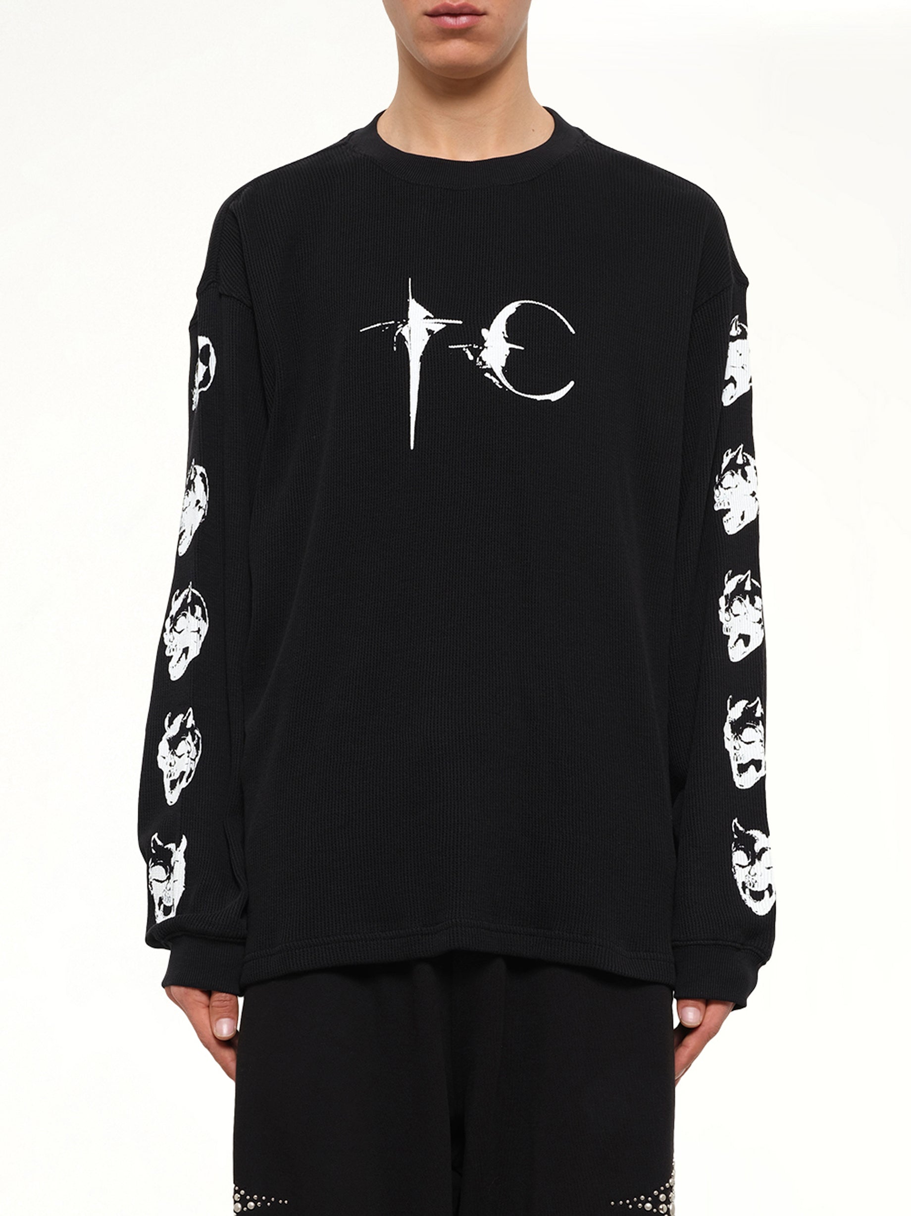 Endless Long Sleeve T-Shirt in Black