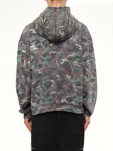 Hotheaded Riding Skull Hoodie in Camo