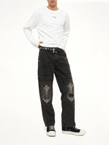 TC Basic Long Sleeve T-Shirt in White