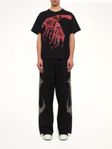 TC Bone Cross T-Shirt in Black