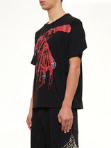 TC Bone Cross T-Shirt in Black