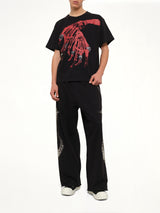 TC Bone Cross T-Shirt in Black