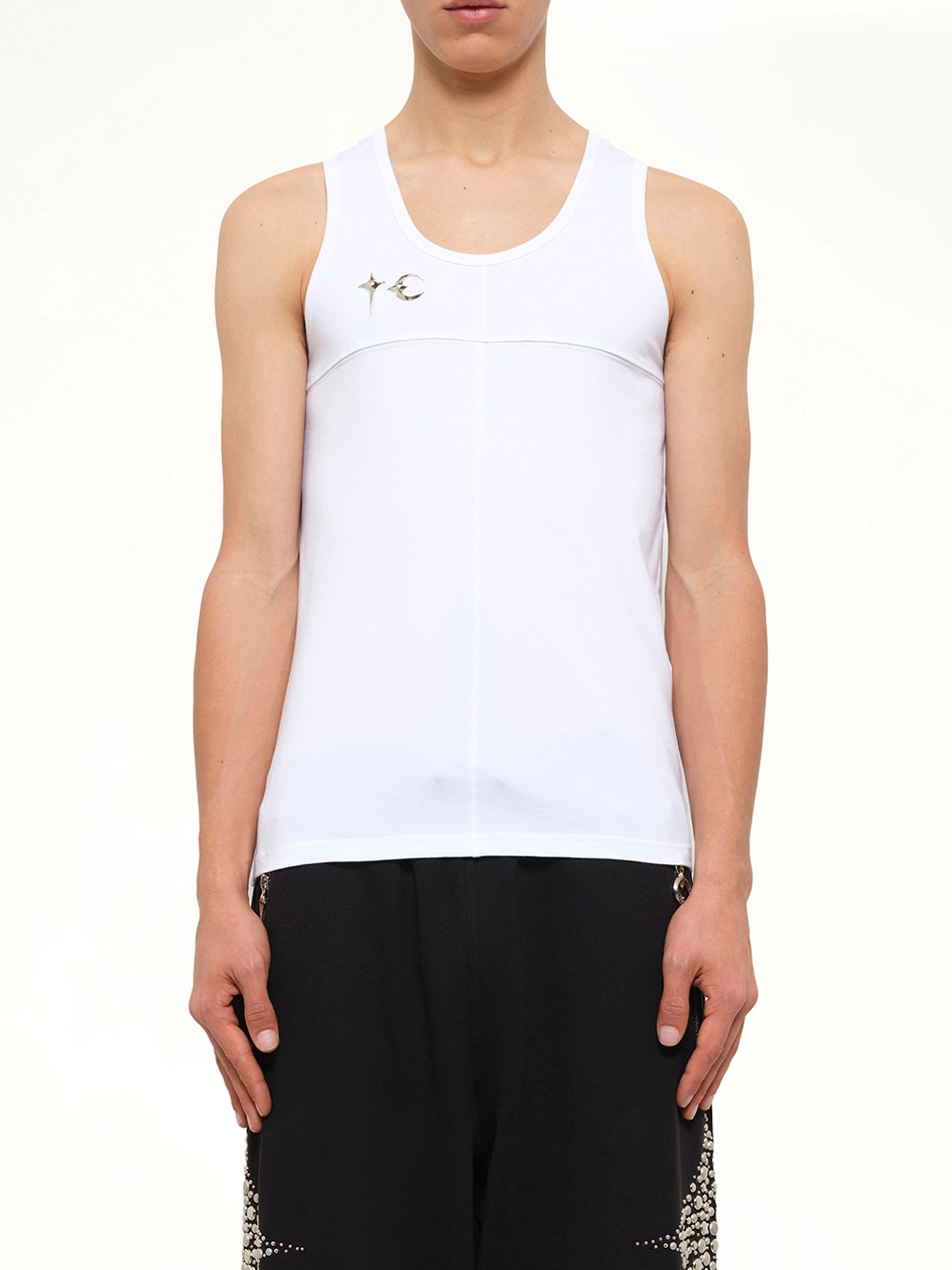 TC Tank Top in White