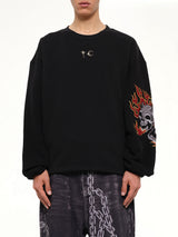 TC Two Face Sweatshirt in Black