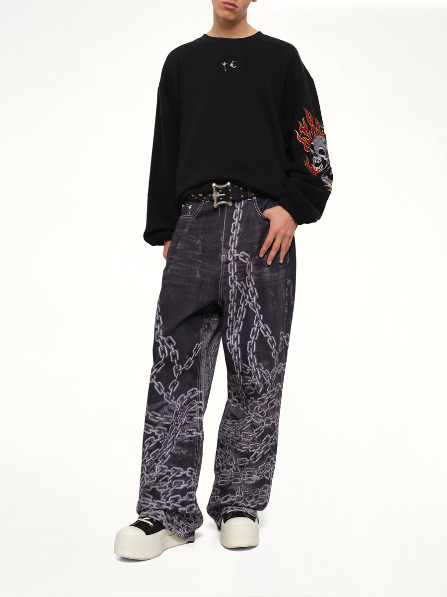 TC Two Face Sweatshirt in Black