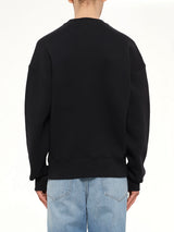 Embossed Ami De Coeur Sweatshirt in Black