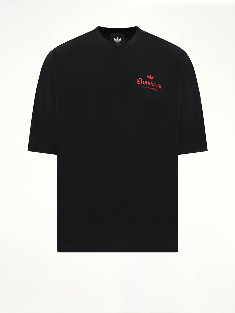 Adidas x Chavarria Dark Rose T-Shirt in Black