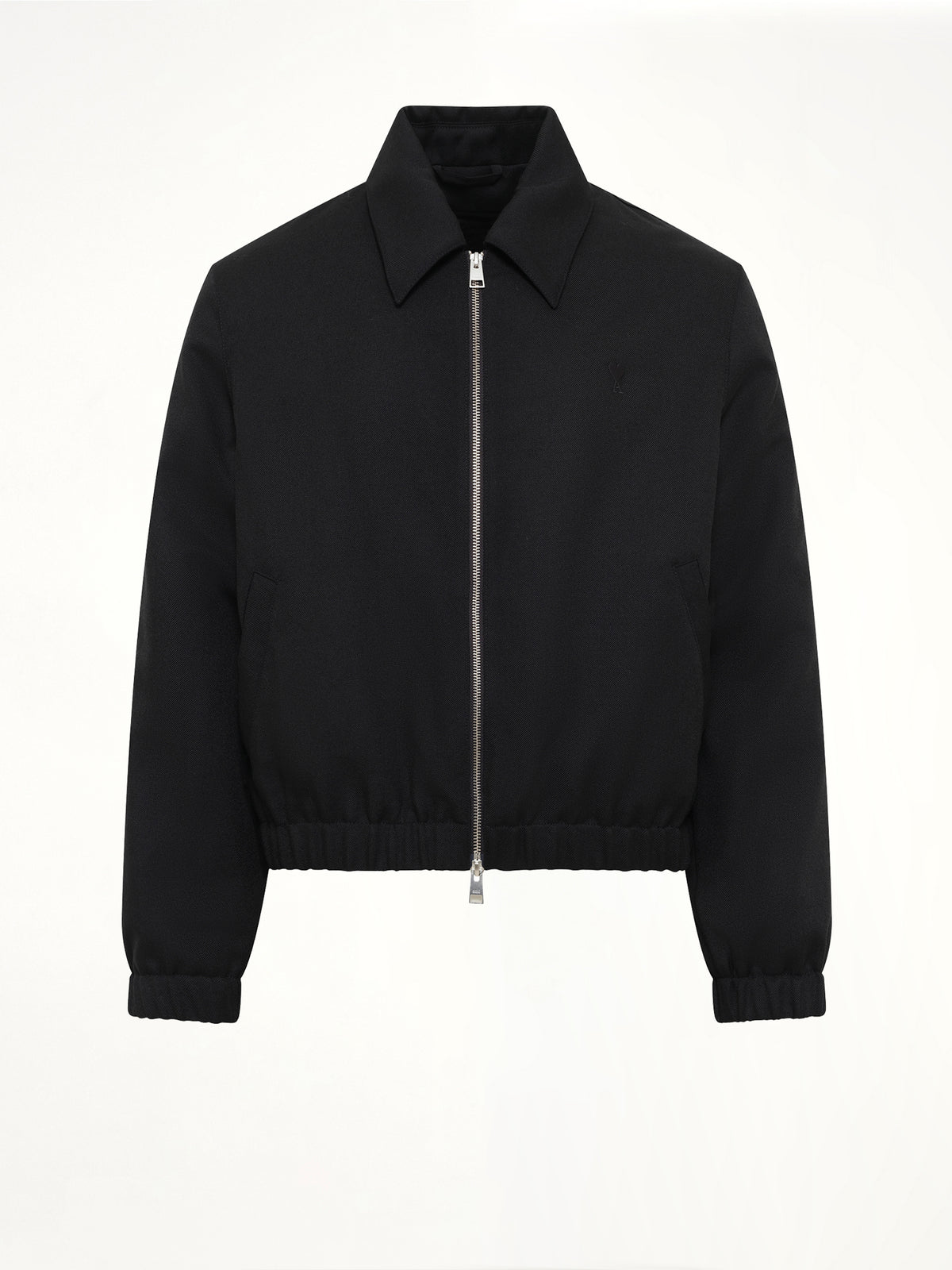 Ami De Coeur Padded Zipped Jacket in Black