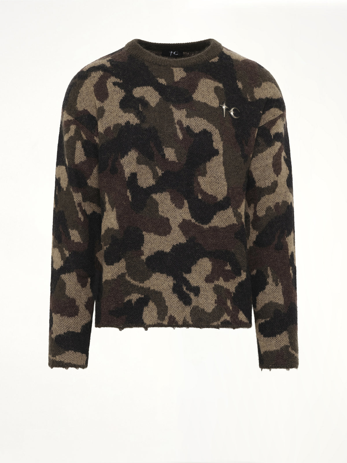 TC Infintry Knit Sweater in Camo