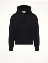 Embossed Ami De Coeur Hoodie in Black