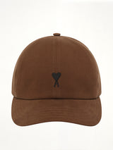 Ami De Coeur Embroidery Cap in Chocolate Brown