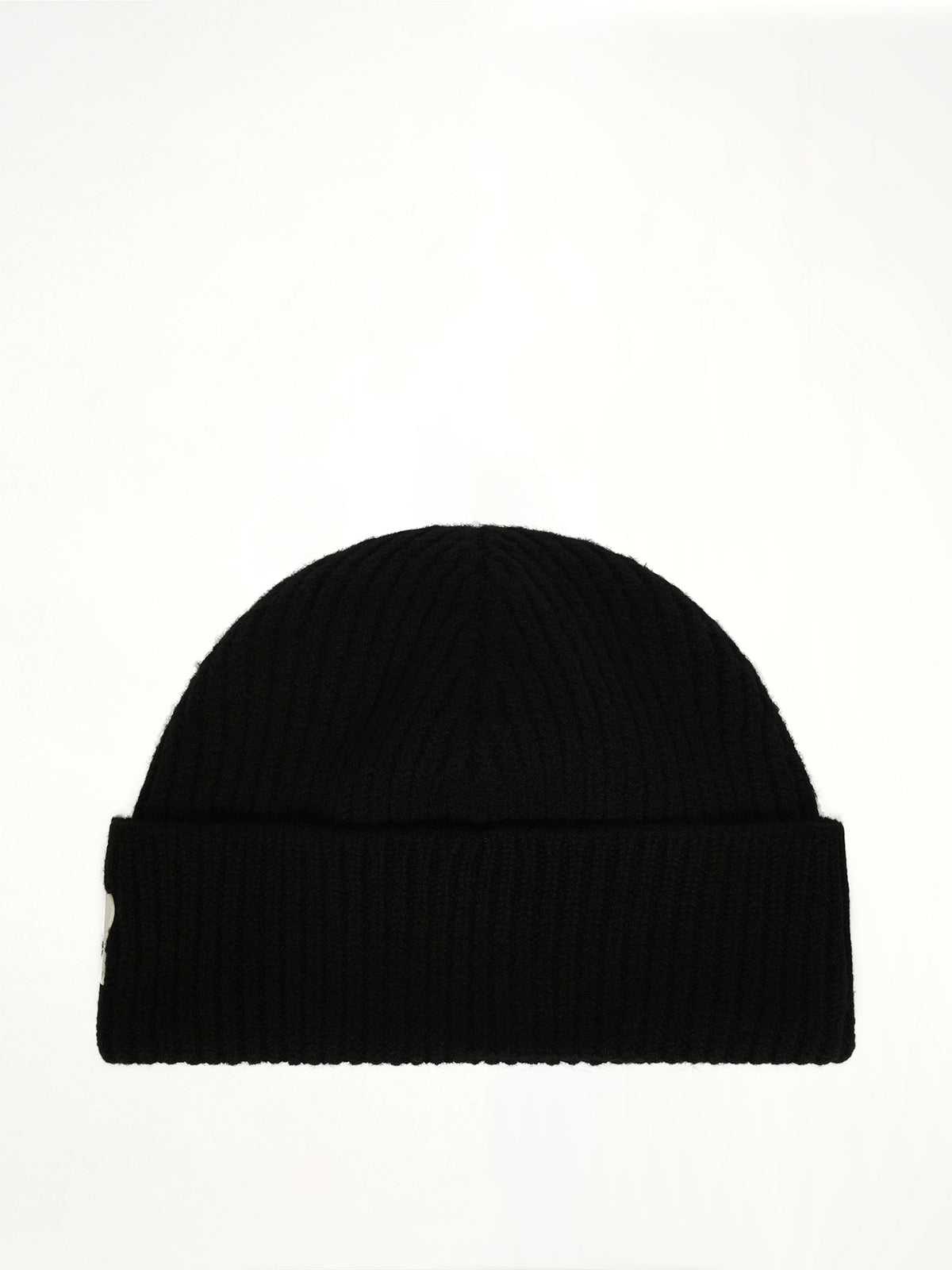 Contrasted Ami De Coeur Beanie in Black
