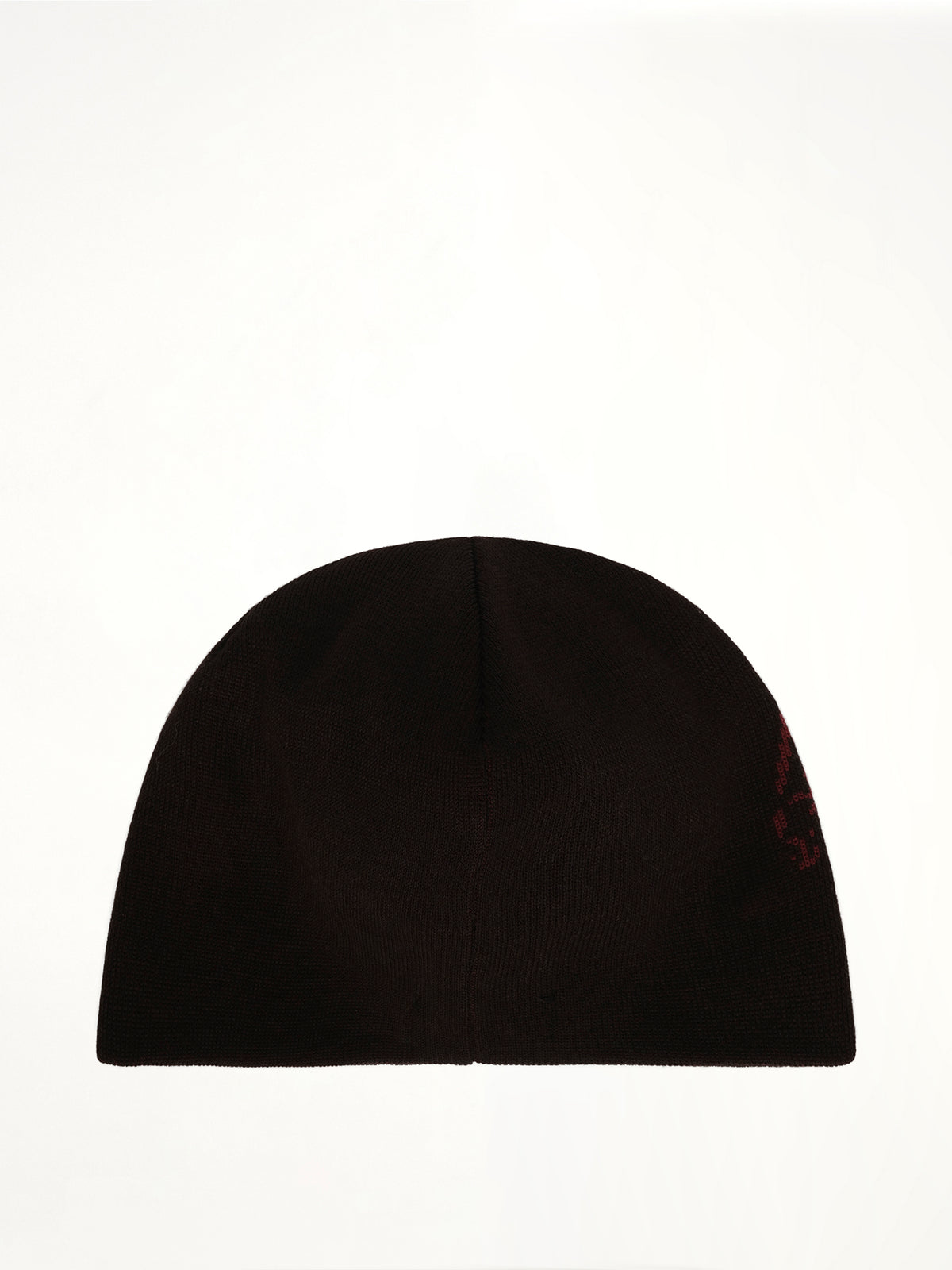 TC Bone Cross Beanie in Black